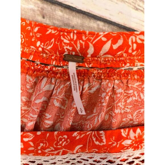 Sz S - Free People Talk About It Peasant Shirt - Picture 3 of 8